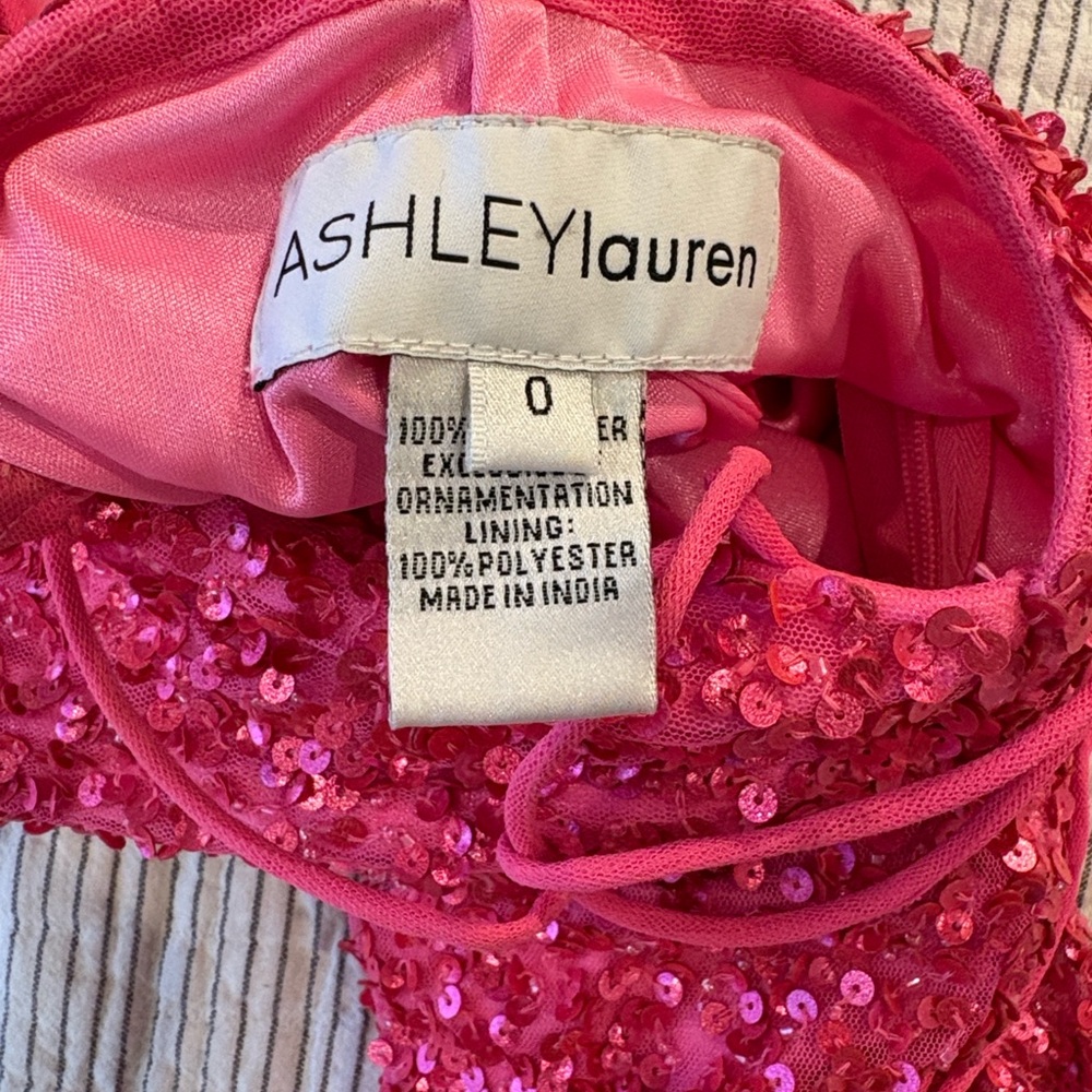 Elegant Pink Sequin Maxi Skirt - Picture 5 of 7